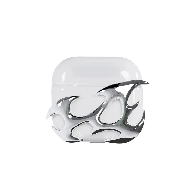 Silver Airpods case