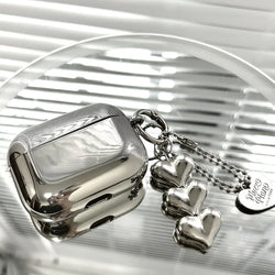 Electroplated Silver Airpods Case