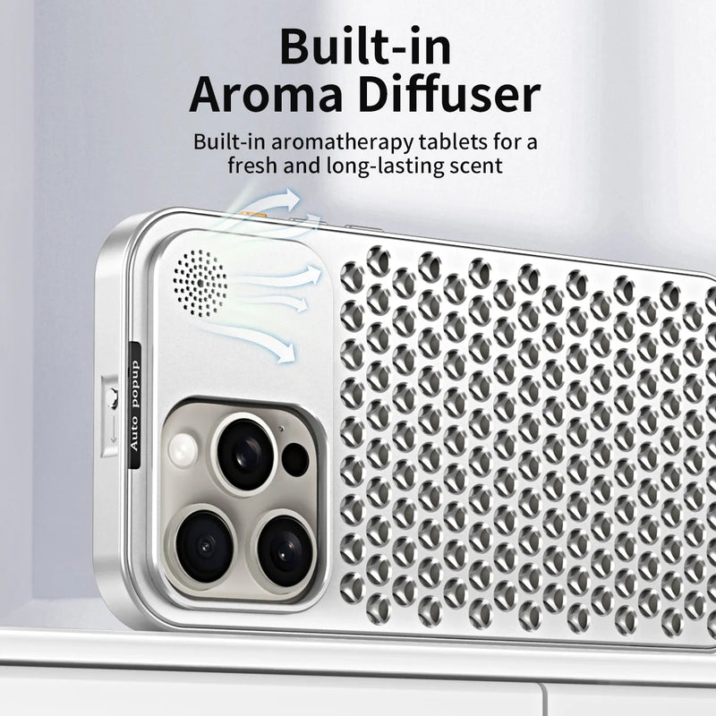 Heat Dissipation Aluminum metal iPhone Case