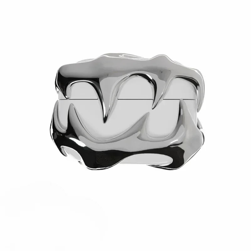 Metal Teeth Airpods Case