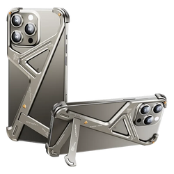 Geometric Metal IPhone Case with Stand