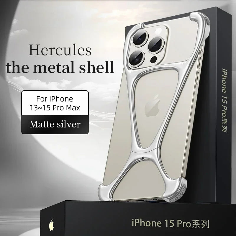 Zinc Alloy Metal Rimless IPhone Case