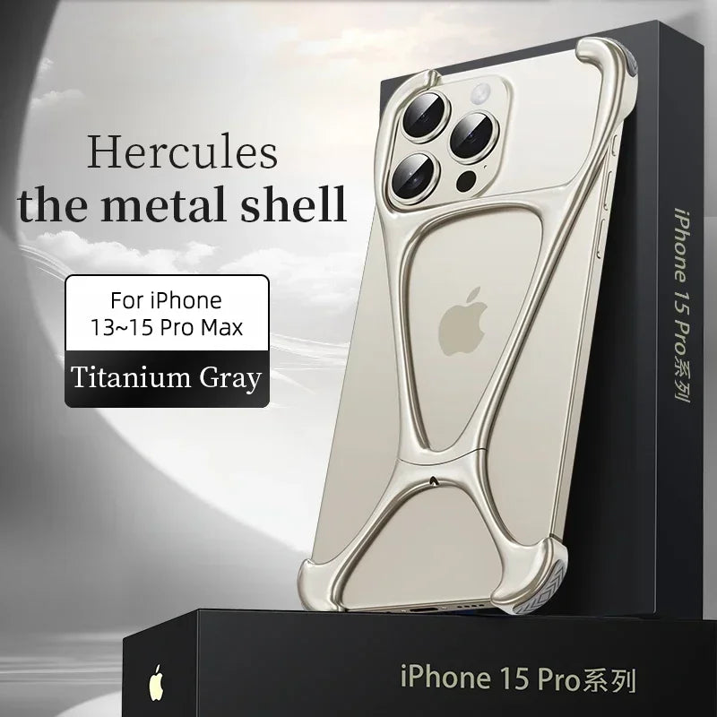 Zinc Alloy Metal Rimless IPhone Case