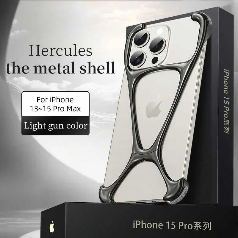 Zinc Alloy Metal Rimless IPhone Case