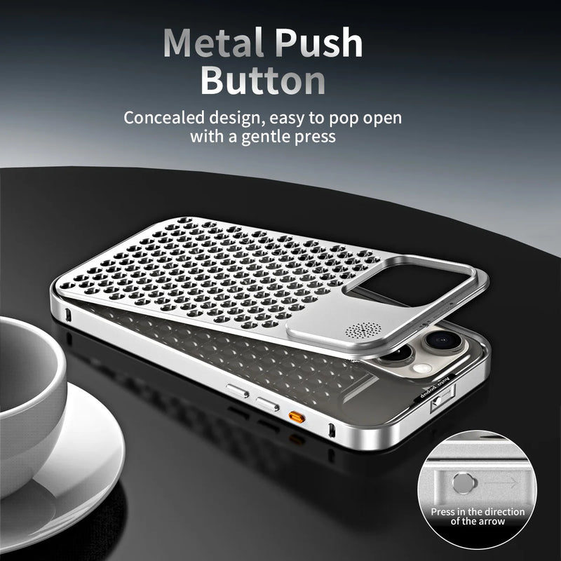 Heat Dissipation Aluminum metal iPhone Case