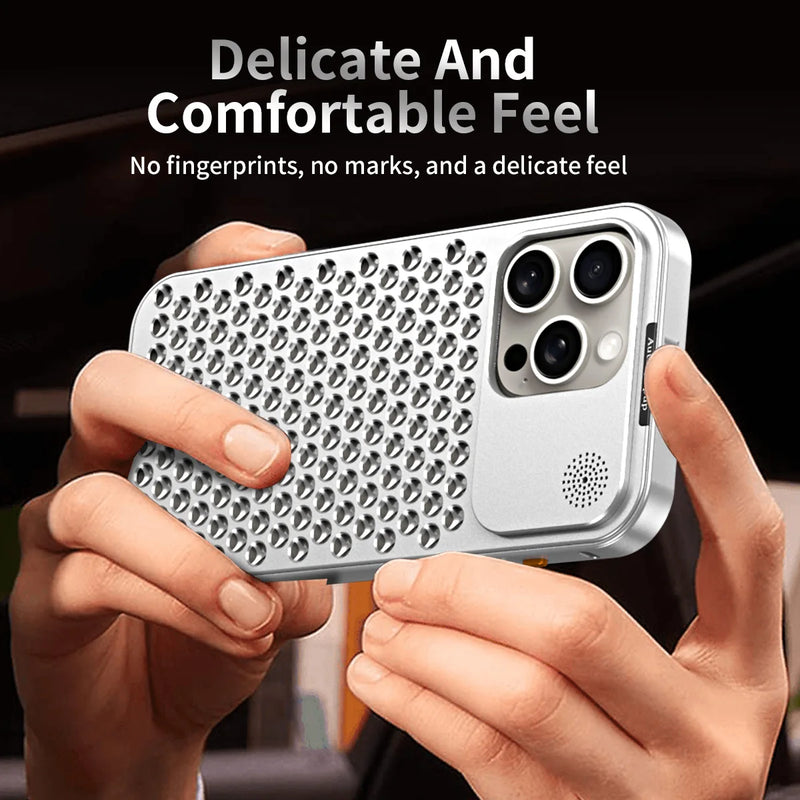 Heat Dissipation Aluminum metal iPhone Case