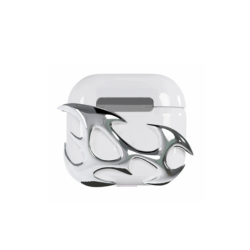 Silver Airpods case