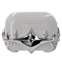 Silver Star Airpods Case