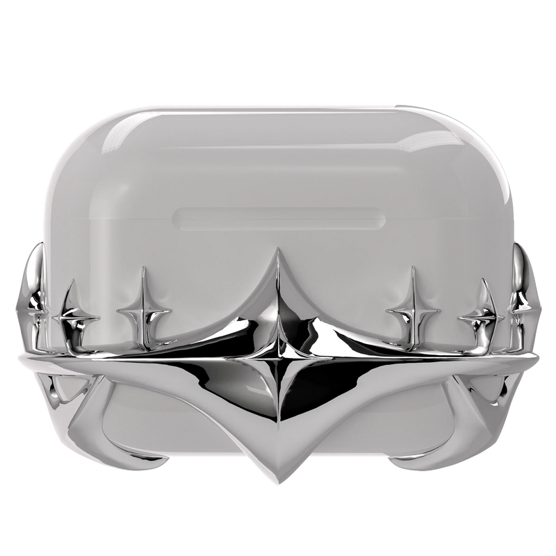 Silver Star Airpods Case