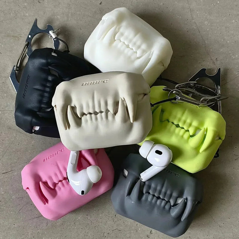 Silicone Tiger Tooth Airpods case