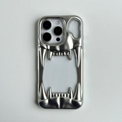 Metal Tiger Teeth Heat iPhone Case