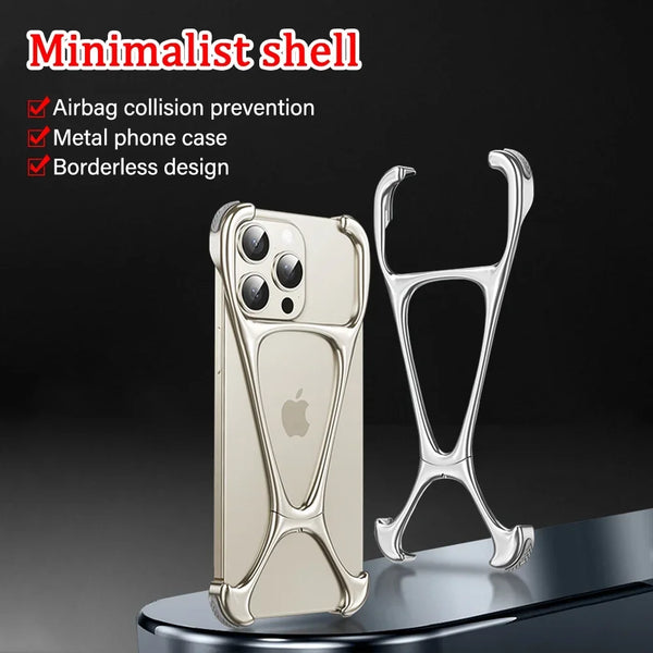 Zinc Alloy Metal Rimless IPhone Case