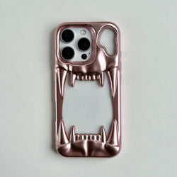 Metal Tiger Teeth Heat iPhone Case