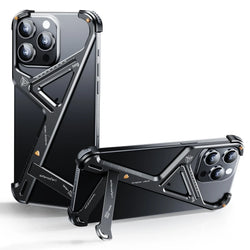 Geometric Metal IPhone Case with Stand