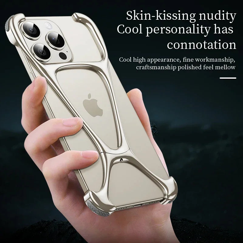 Zinc Alloy Metal Rimless IPhone Case