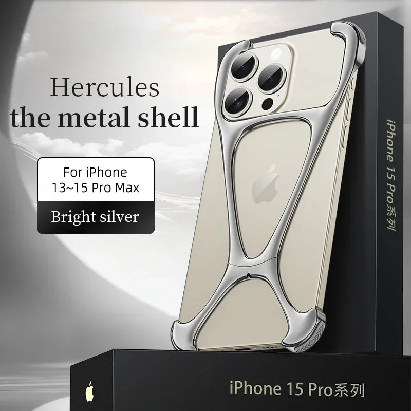 Zinc Alloy Metal Rimless IPhone Case